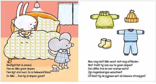 Clavis Bilderbuch Fien und Milo Schlafritual für Kleinkinder ab 1+-2