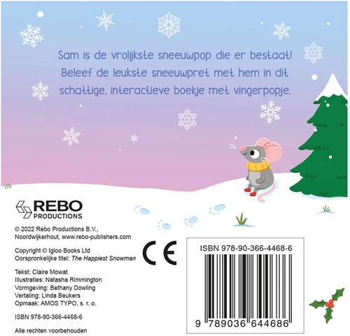 Rebo Fingerpuppenbuch Schneemann - fröhliches interaktives Kinderbuch-2