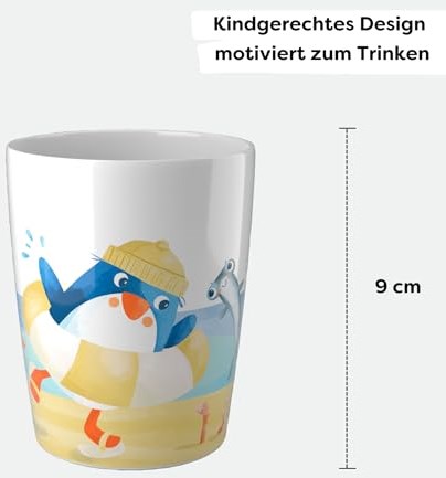 Haba kinderbeker pinguïn melamine - kindvriendelijk en kleurrijk-2
