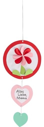 Haba knutselset hartbloemen - creatieve hangers maken-3