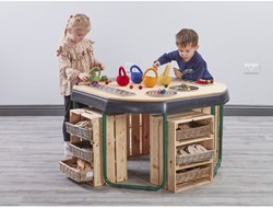 Cosy Holzregale Tuff Spot Tray 4er Set Aufbewahrungslösung Kinder