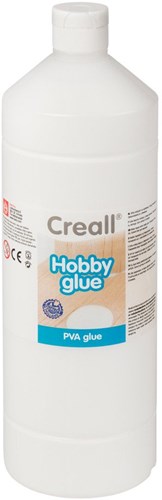 Creall Bastelkleber 1000 ml weiße PVA-Kleber für Basteln und Scrapbooking