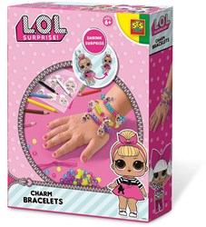 SES Creative L.O.L. bedelarmbanden knutselset met kralen en krimpfolie