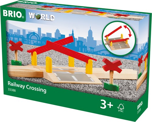 Brio spoorwegovergang houten treinset accessoire - 33388-3