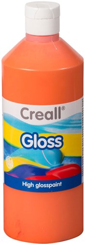 Creall glansverf oranje - 500ml kinderverf knutselen