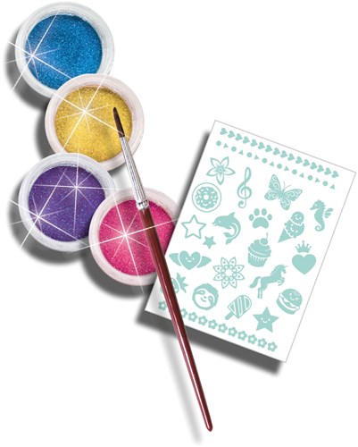 Ses Fashion glitter tattoos - creatieve kinder tattoos set met glitters-3