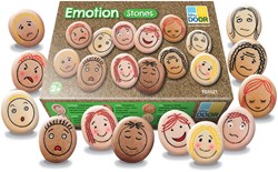 Yellow Door educatief speelgoed emotie stenen - set van 12 stuks