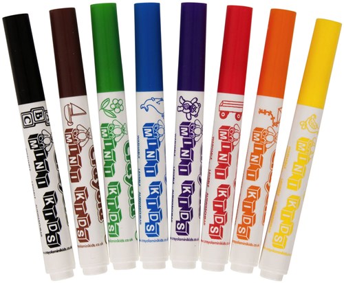 Crayola viltstiften Mini Kids 8 stuks veilig en wasbaar voor kinderen-2