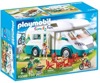 Playmobil FamilyFun Wohnmobil Spielzeug-Set mit Familie und Zubehör