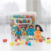 PlayMais bouwstenen emmer - 500-delig knutselmateriaal biologisch-3