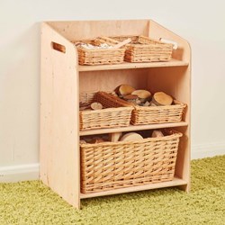 Cosy opbergplank Healdswood compact verrijdbaar 70cm speelgoed