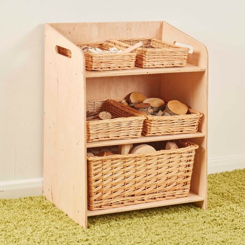 Cosy opbergplank Healdswood compact verrijdbaar 70cm speelgoed