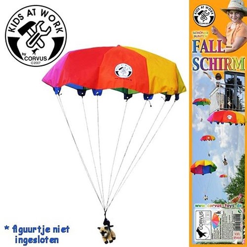 Kids at Work Fallschirm Spielzeug bunt 85 cm für Outdoor-Spaß-3