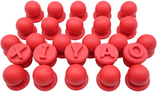 Eduplay Buchstaben Stempel Spielzeug - Easy Grip Großbuchstaben - Lernspielzeug