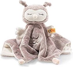 Steiff pluche uil knuffeldoek Ollie Soft Cuddly Friends - 26 cm baby knuffel