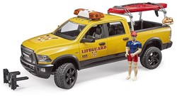 Bruder RAM 2500 Power Wagon strandwacht speelgoedauto lifeguard set