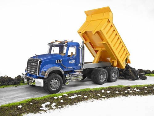Bruder Mack Granite Kipp-LKW - Spielzeug Baustellenfahrzeug LKW-3