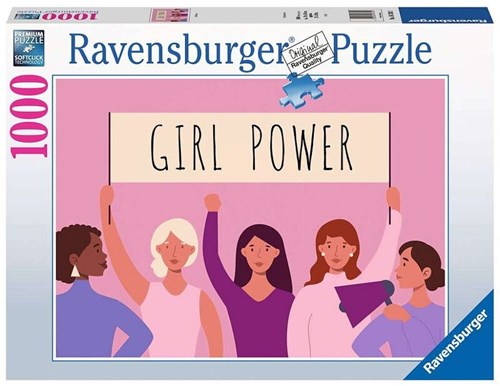 Ravensburger Puzzle Girl Power - Kunst Motiv - 1000 Teile Puzzle
