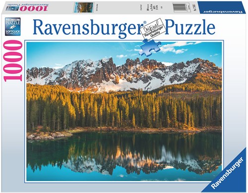Ravensburger legpuzzel Italian Landscapes Lago di Carezza 1000 stukjes puzzel