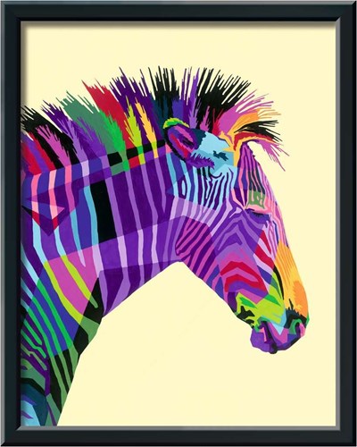 Ravensburger Malen nach Zahlen Buntes Zebra - Kreatives Hobbyset-3