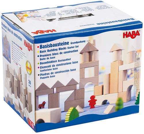 Haba Bausteine Grundset Holzbausteine 26-teilig kreatives Spielzeug-3
