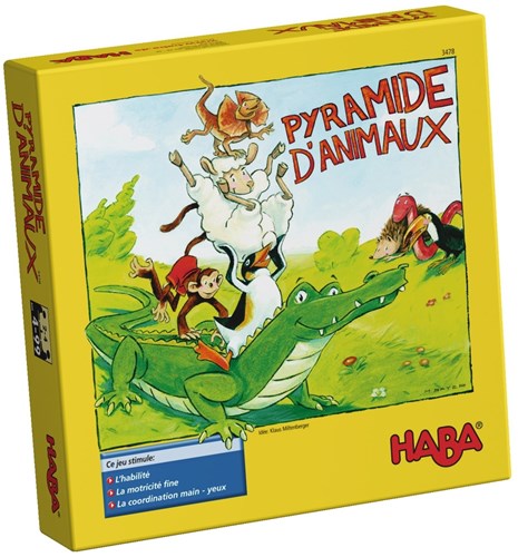 Haba Holzspielzeug Tier auf Tier Stapelspiel - Lernspiel für Kinder