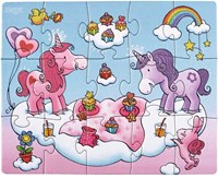 Haba puzzel eenhoorn - magische kinderpuzzel met glinsterende details