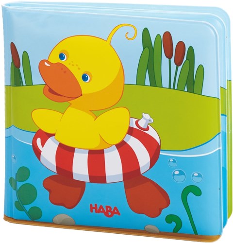 Haba Badebuch Schwimmente - buntes Baby Badespielzeug Buch