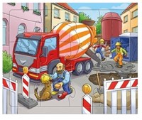 Haba Puzzle Baustellenfahrzeuge - Karton Puzzleset für Kinder - 3-teilig-2