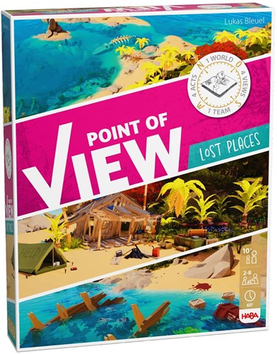 Haba educatief spel Point of View Lost Places karton multicolor
