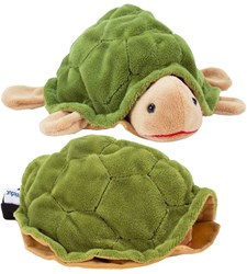 Handpuppe Schildkröte Plüsch Puppentheater Beleduc Kinder Spielzeug