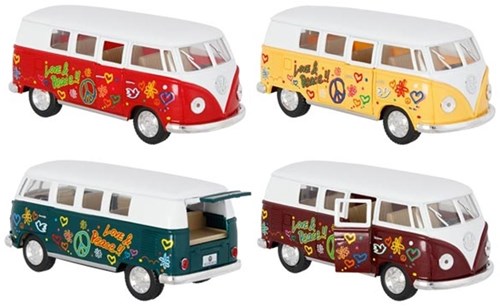 Goki Volkswagen bus speelgoedauto metaal 1:32 - klassiek model
