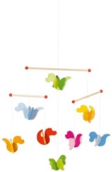 Goki Holz Mobile Drachen - bunte Babyzimmer Dekoration