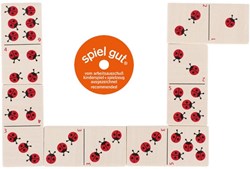 Goki Domino spel - Lieveheersbeestjes houten educatief speelgoed