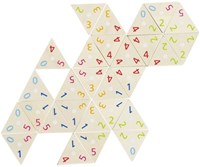 Goki houten Tri-Domino spel educatief gezelschapsspel 76-delig