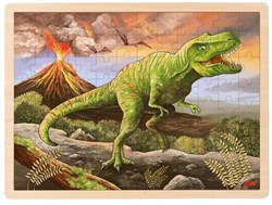 Goki puzzel - dinosaurus T-Rex educatief speelgoed 96 stukjes