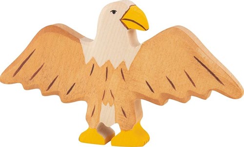 Holztiger Holz Adler Spielfigur - Vogel Spielzeug FSC Holz