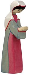Holztiger houten Maria figuur - handgemaakt kerst speelgoed