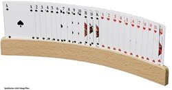 Philos kaarthouder hout medium 33 cm - kaartspel accessoire