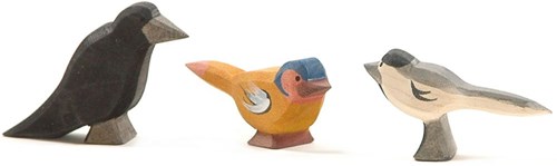 Ostheimer Holz Rabe Spielfigur schwarz - nachhaltiges FSC Spielzeug-2