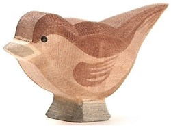 Ostheimer Holz Spatz Spielfigur - handgefertigtes und nachhaltiges Spielzeug