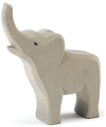 Ostheimer Holz Elefantenkalb Spielfigur trompetend FSC