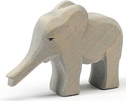 Ostheimer Holz Elefant Kalb Spielfigur Rüssel gestreckt FSC