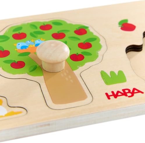 Haba houten puzzel boerderij - educatief speelgoed voor kinderen-2