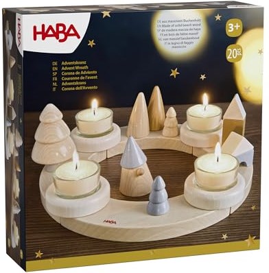 Haba adventskrans kerstdecoratie voor kinderen en gezin