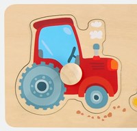 Haba houten puzzel boerderij - educatief speelgoed voor kinderen-3