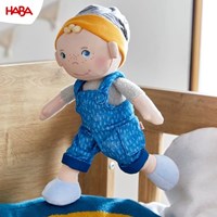 Haba Kuschelpuppe Lasse weiche Stoffpuppe 25 cm für Babys und Kinder-3