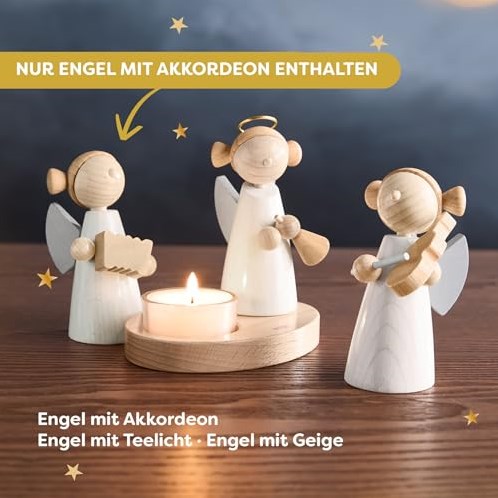 Haba Engel Spielfigur Akkordeon - Dekoration Geschenk-3