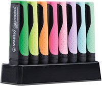 Stabilo markeerstiften GREEN BOSS pastel en standaard kleuren 8 stuks-2