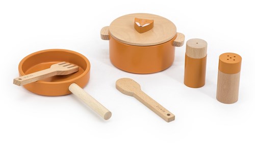 Trixie houten speelgoed kookset - Mr. Fox - FSC - keukenset voor kinderen-2